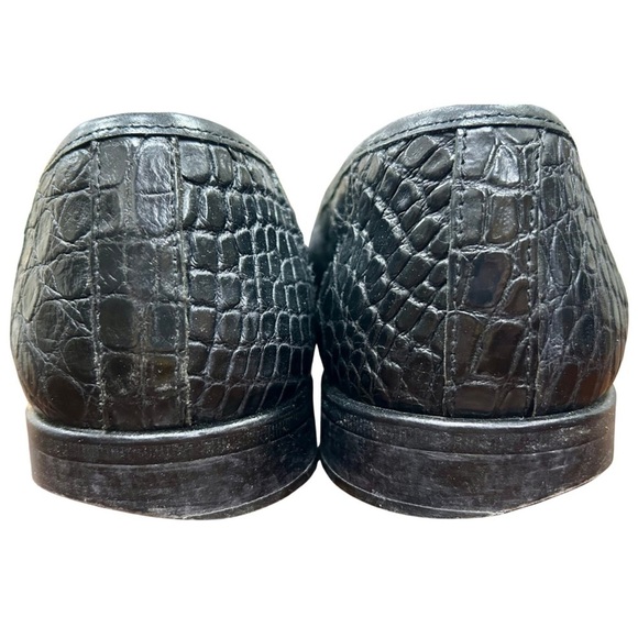 Zelli Genuine Crocodile Loafers | Handcrafted in Italy | Size 10 M main image 5